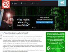 Tablet Screenshot of elearningcamp.com